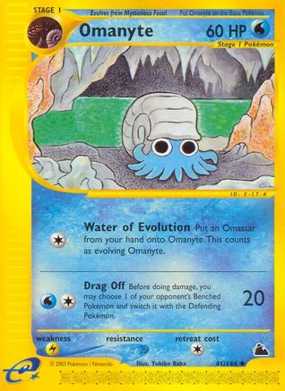 Image of Omanyte (41/144) [Skyridge]