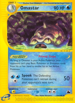Image of Omastar (23/144) [Skyridge]