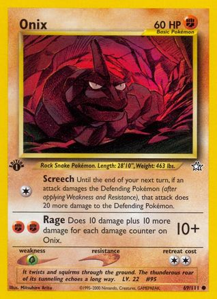 Image of Onix (69/111) [Neo Genesis 1st Edition]