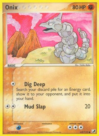 Image of Onix (65/115) (Stamped) [EX: Unseen Forces]