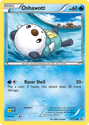 Image of Oshawott (37/113) [Black & White: Legendary Treasures]