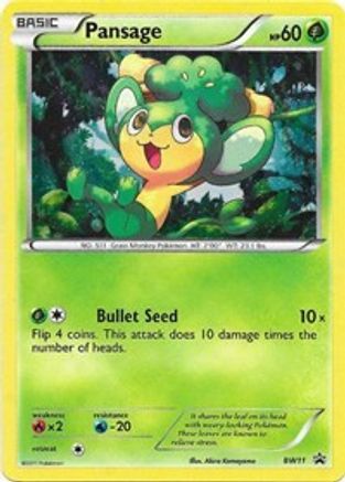 Image of Pansage (BW11) [Black & White: Black Star Promos]