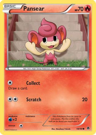 Image of Pansear (18/98) [Black & White: Emerging Powers]