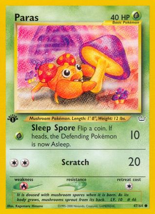 Image of Paras (47/64) [Neo Revelation 1st Edition]