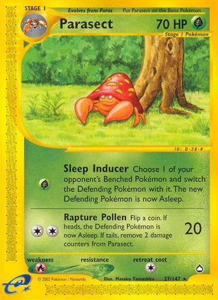 Image of Parasect (27/147) [Aquapolis]