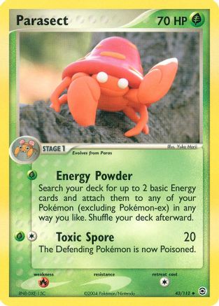 Image of Parasect (43/112) [EX: FireRed & LeafGreen]