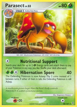 Image of Parasect (38/147) [Platinum: Supreme Victors]