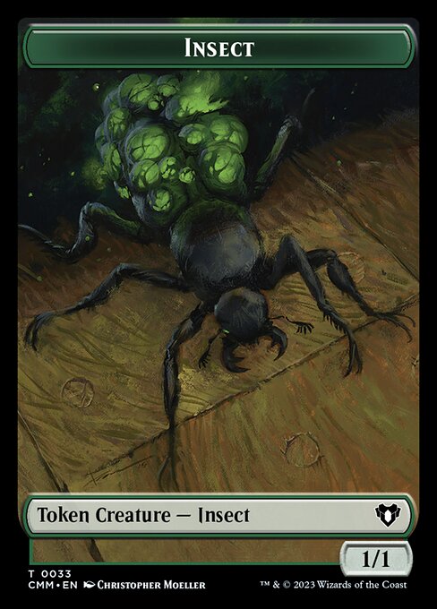 Image of Eldrazi Spawn // Insect Double-Sided Token [Commander Masters Tokens]