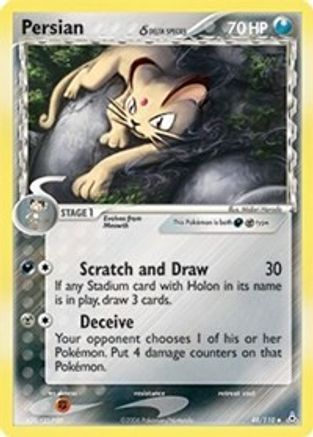 Image of Persian (48/110) (Delta Species) (Stamped) [EX: Holon Phantoms]