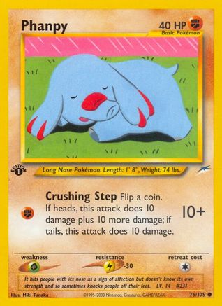 Image of Phanpy (76/105) [Neo Destiny 1st Edition]
