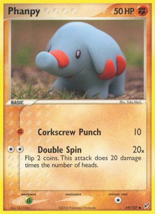 Image of Phanpy (69/107) (Stamped) [EX: Deoxys]