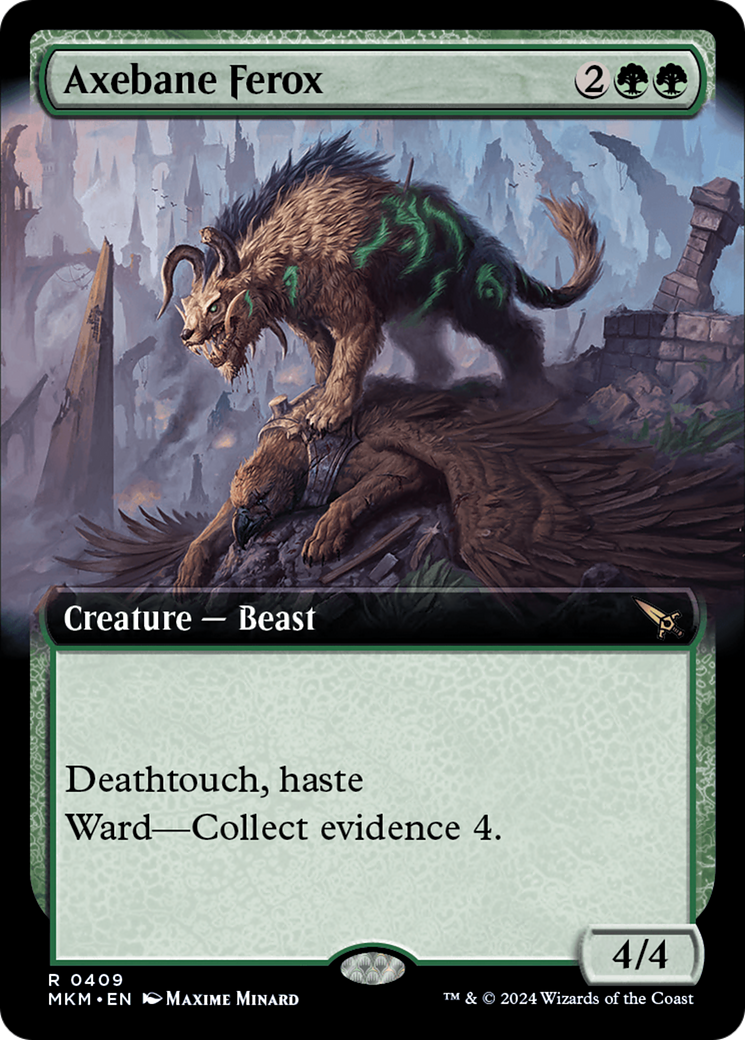 Image of Axebane Ferox (Extended Art) [Murders at Karlov Manor]