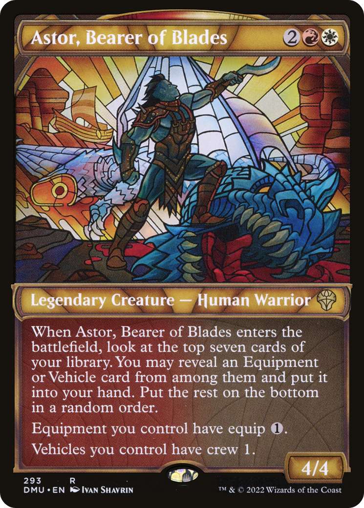 Image of Astor, Bearer of Blades (Showcase) [Dominaria United]