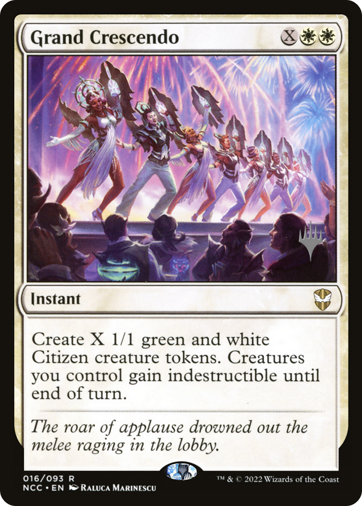 Image of Grand Crescendo (Promo Pack) [Streets of New Capenna Commander Promos]