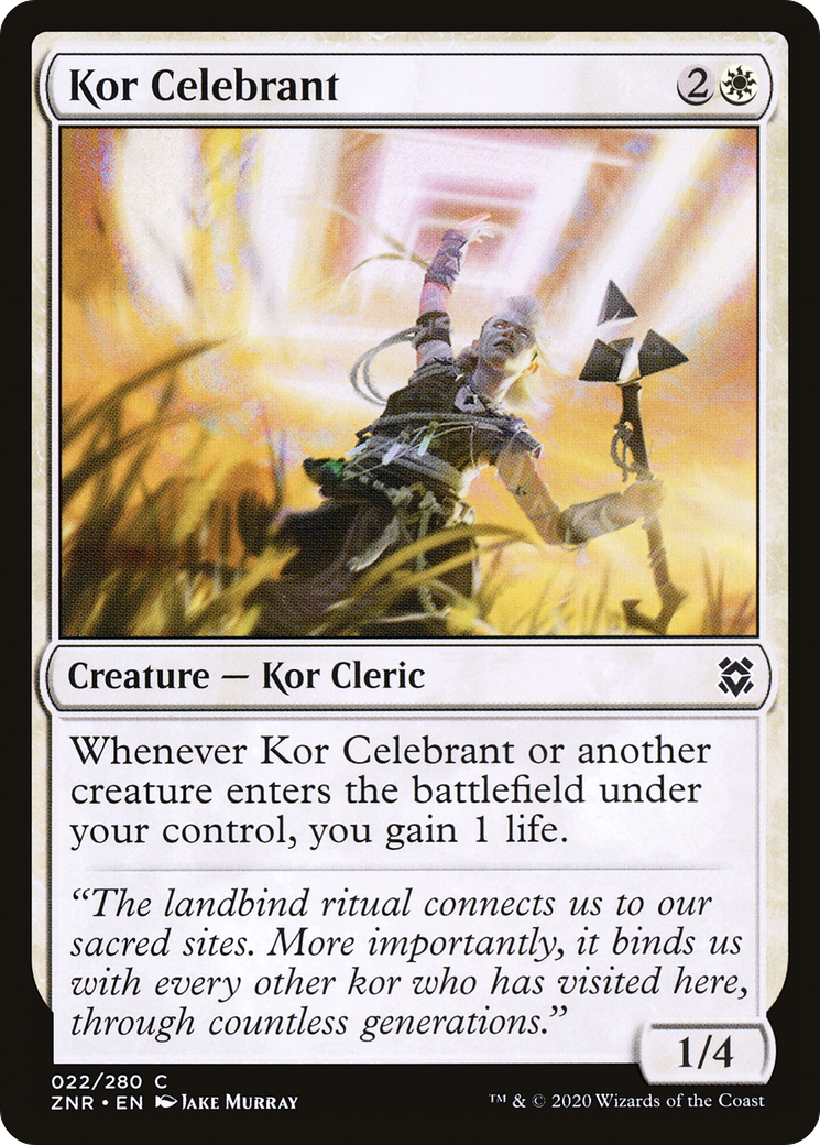 Image of Kor Celebrant [Zendikar Rising]