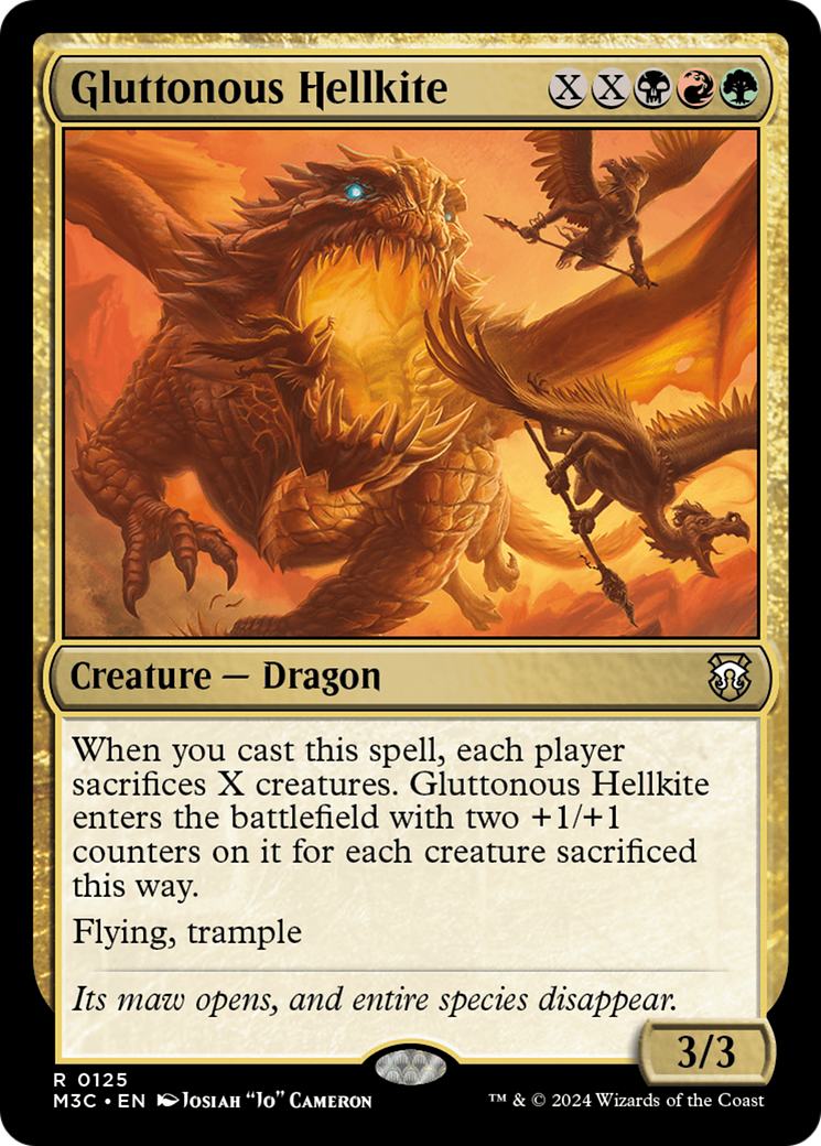 Image of Gluttonous Hellkite [Modern Horizons 3 Commander]