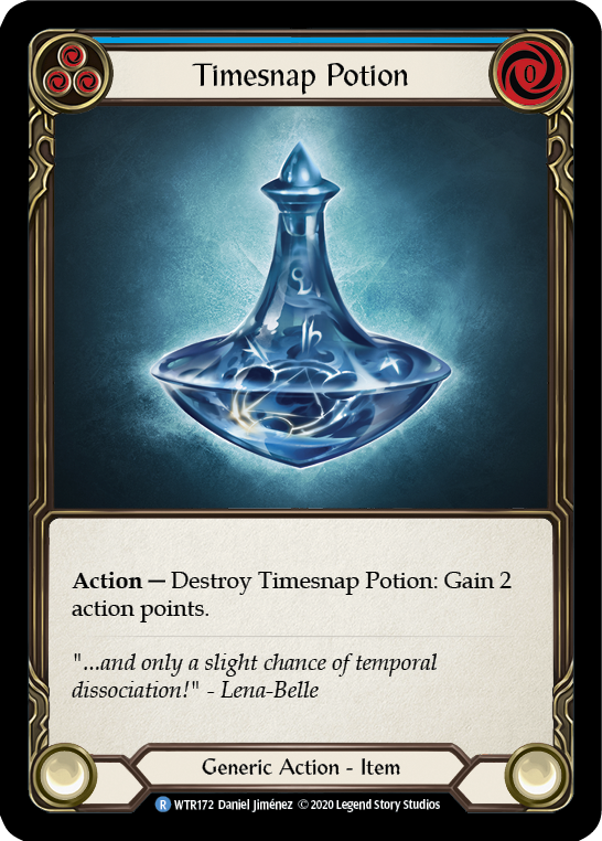Image of Timesnap Potion [U-WTR172] (Welcome to Rathe Unlimited)  Unlimited Rainbow Foil