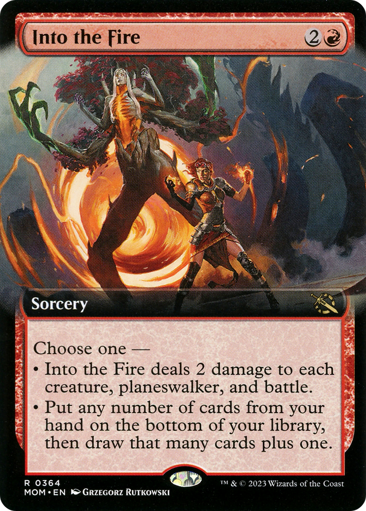 Image of Into the Fire (Extended Art) [March of the Machine]