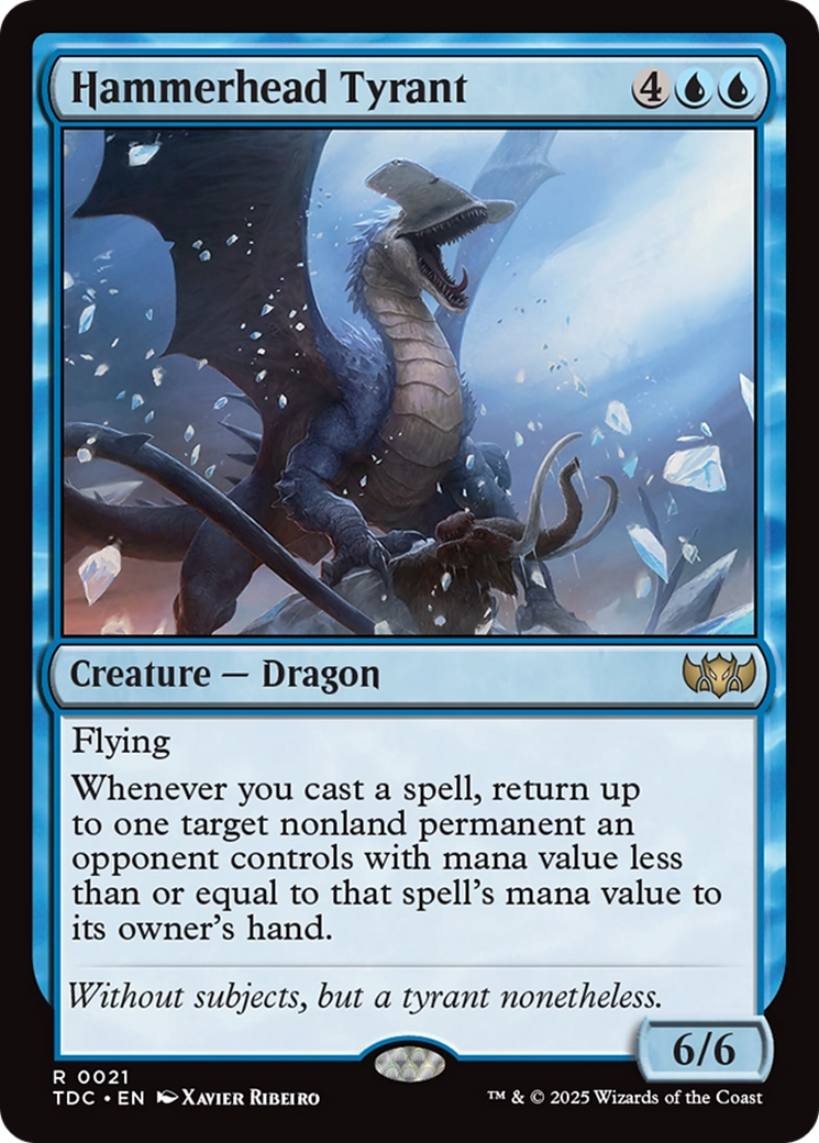 Image of Hammerhead Tyrant [Tarkir: Dragonstorm Commander]