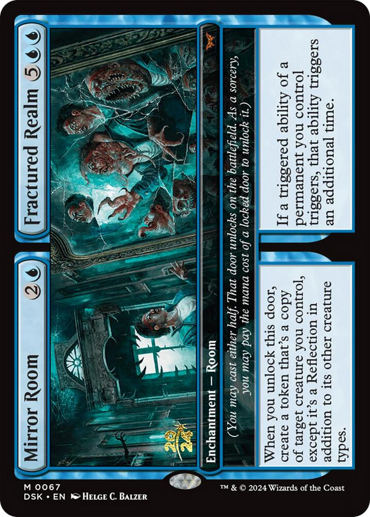 Image of Mirror Room // Fractured Realm [Duskmourn: House of Horror Prerelease Promos]