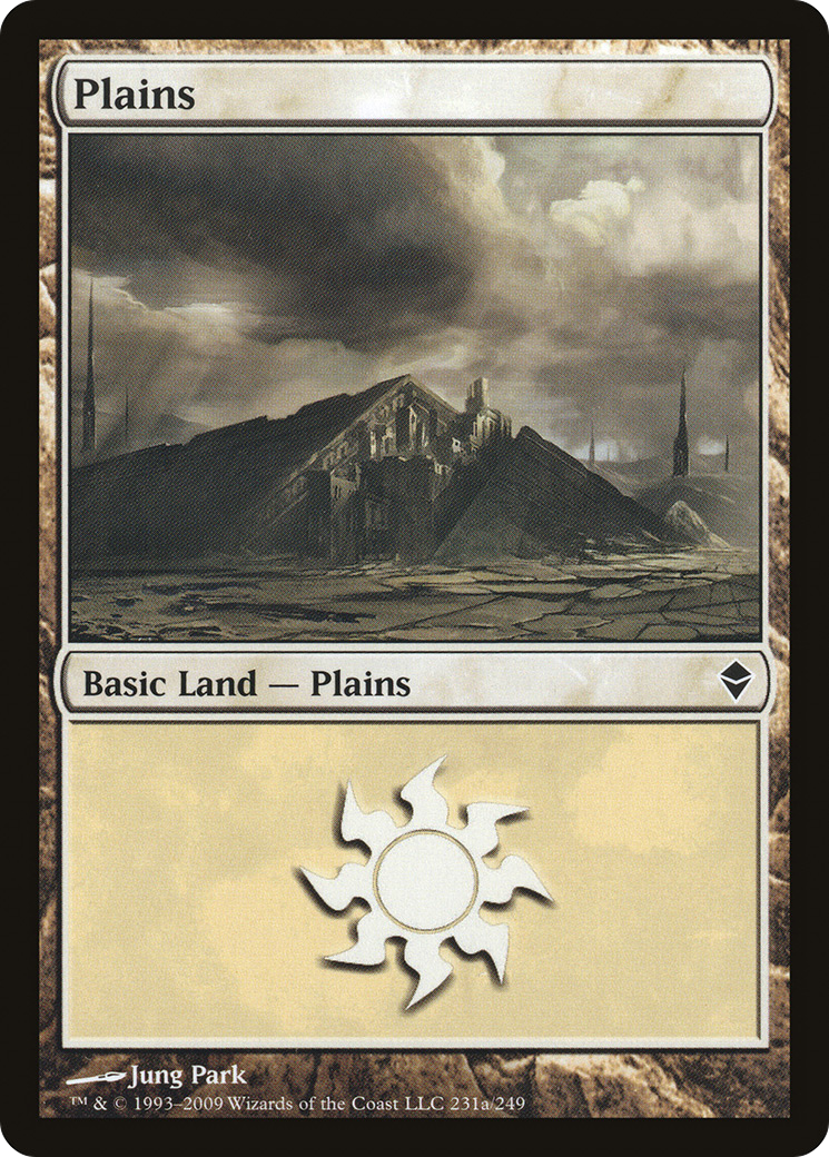 Image of Plains (231a) [Zendikar]