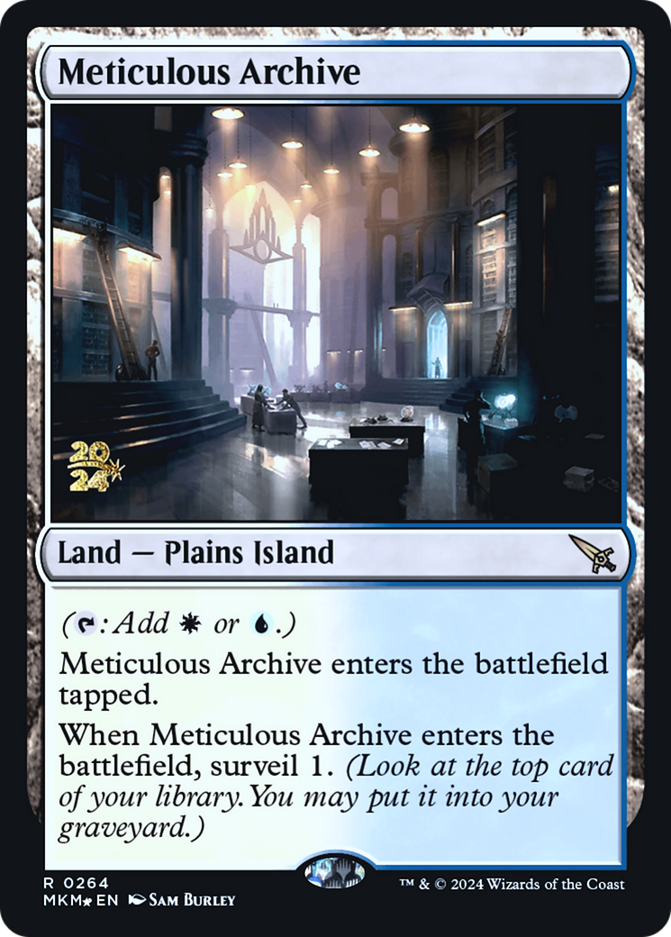 Image of Meticulous Archive [Murders at Karlov Manor Prerelease Promos]