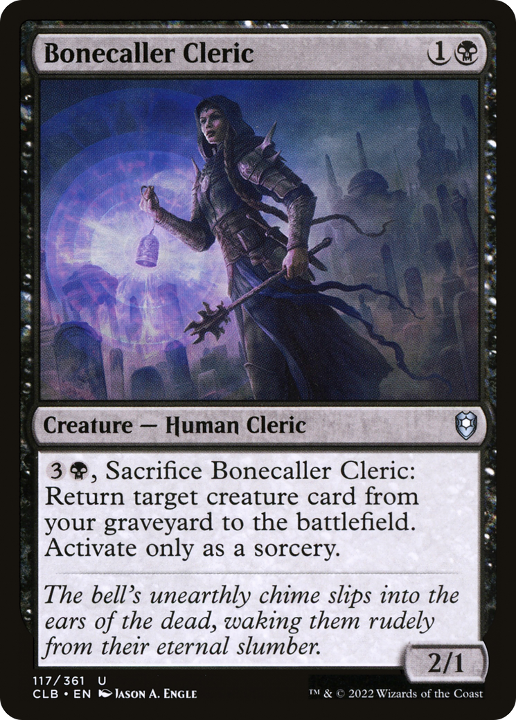 Image of Bonecaller Cleric [Commander Legends: Battle for Baldur's Gate]