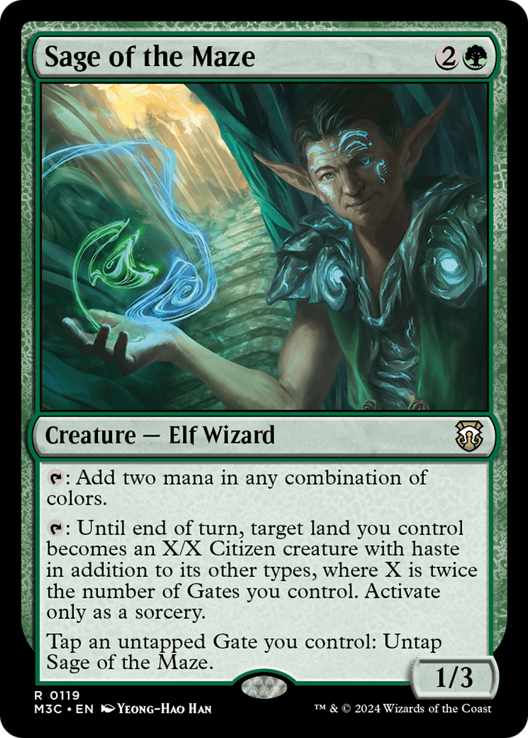 Image of Sage of the Maze [Modern Horizons 3 Commander]