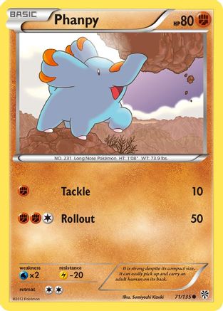 Image of Phanpy (71/135) [Black & White: Plasma Storm]