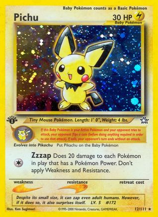 Image of Pichu (12/111) [Neo Genesis 1st Edition]