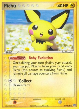 Image of Pichu (59/106) (Stamped) [EX: Emerald]