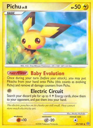 Image of Pichu (45/100) [Diamond & Pearl: Stormfront]