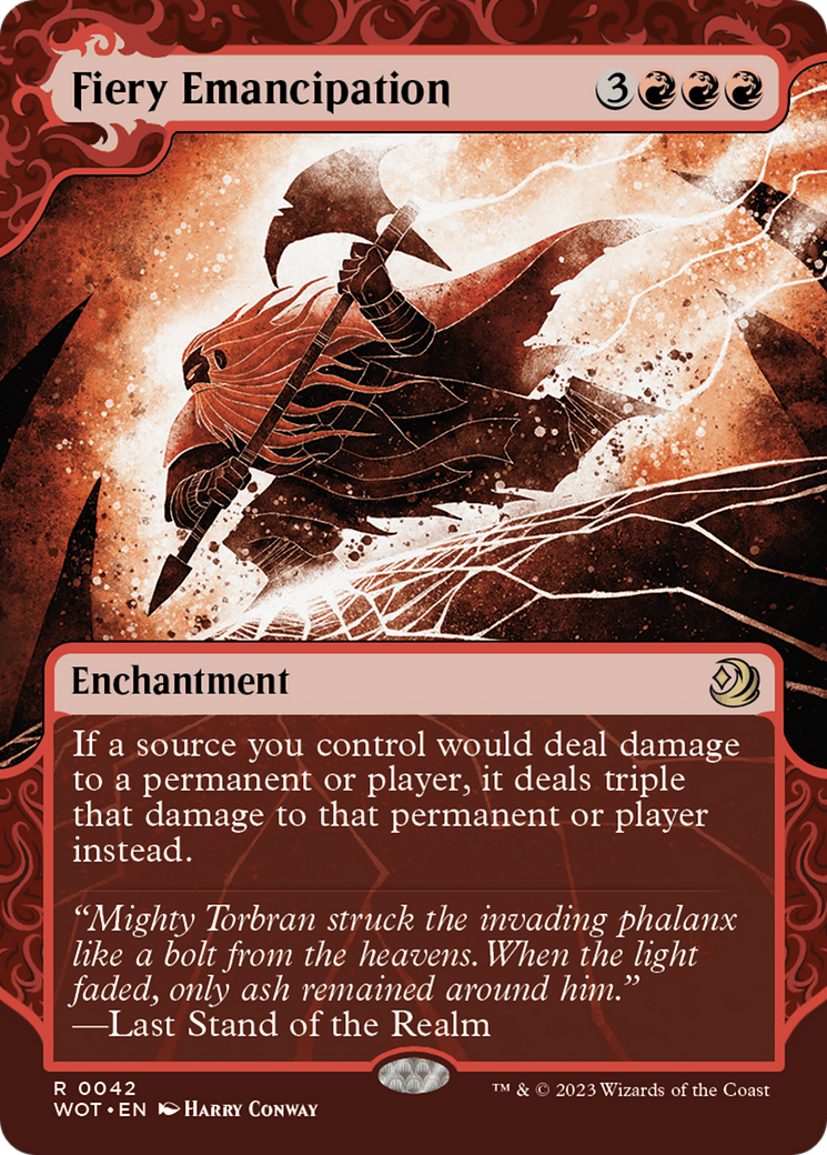 Image of Fiery Emancipation [Wilds of Eldraine: Enchanting Tales]