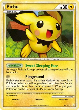 Image of Pichu (28/123) [HeartGold & SoulSilver: Base Set]