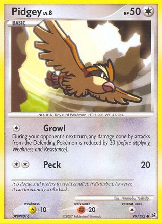 Image of Pidgey (99/132) [Diamond & Pearl: Secret Wonders]