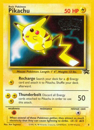 Image of Pikachu [Wizards of the Coast: Black Star Promos] Brand New Sealed