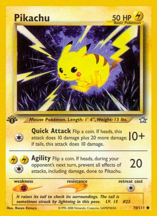 Image of Pikachu (70/111) [Neo Genesis 1st Edition]