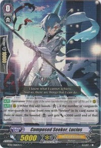 Image of Composed Seeker, Lucius (BT16/066EN) [Legion of Dragons and Blades ver.E]