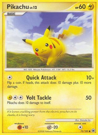 Image of Pikachu (70/100) [Diamond & Pearl: Majestic Dawn]