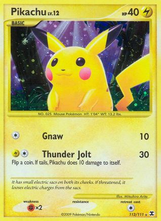 Image of Pikachu (112/111) [Platinum: Rising Rivals]