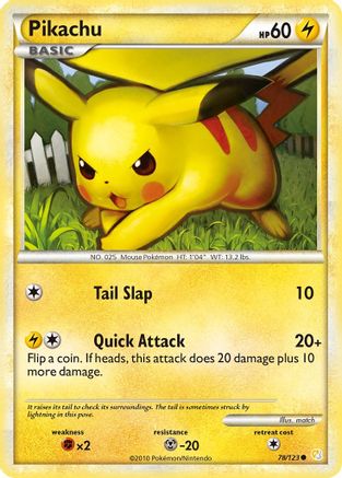 Image of Pikachu (78/123) [HeartGold & SoulSilver: Base Set]