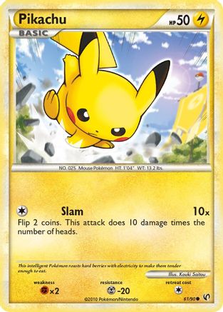 Image of Pikachu (61/90) [HeartGold & SoulSilver: Undaunted]