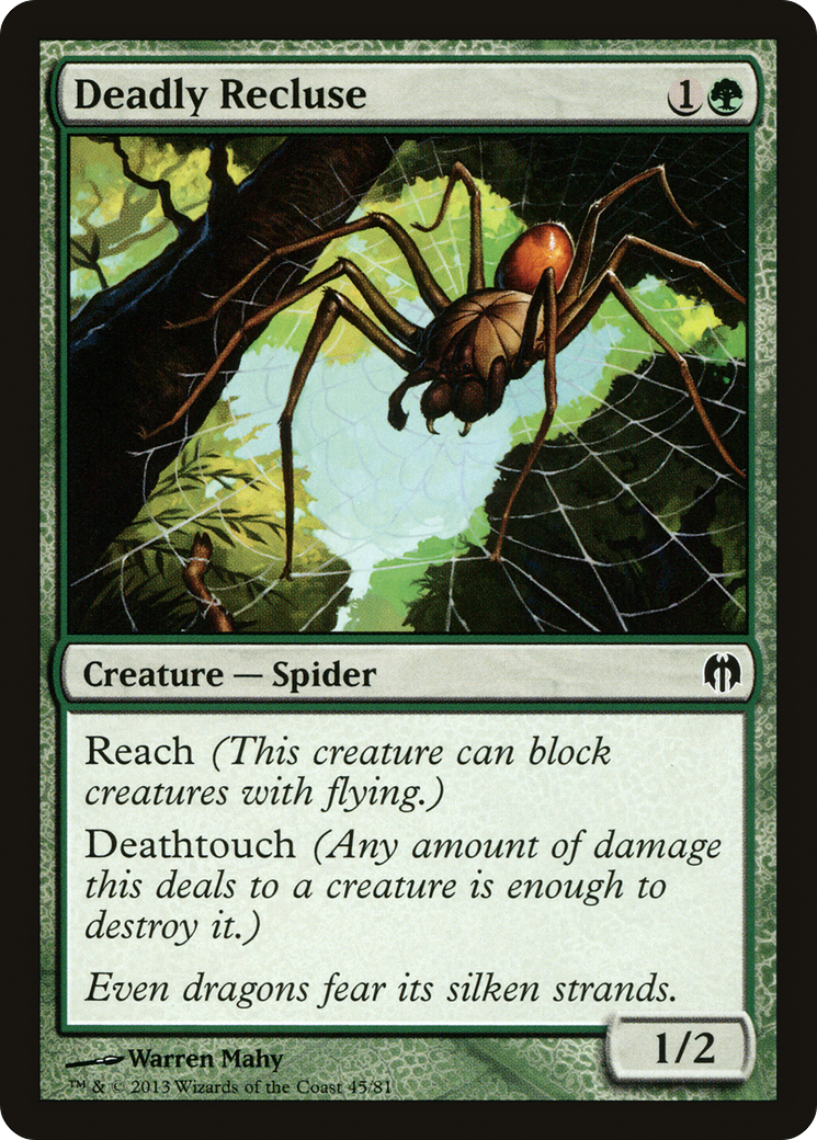 Image of Deadly Recluse [Duel Decks: Heroes vs. Monsters]