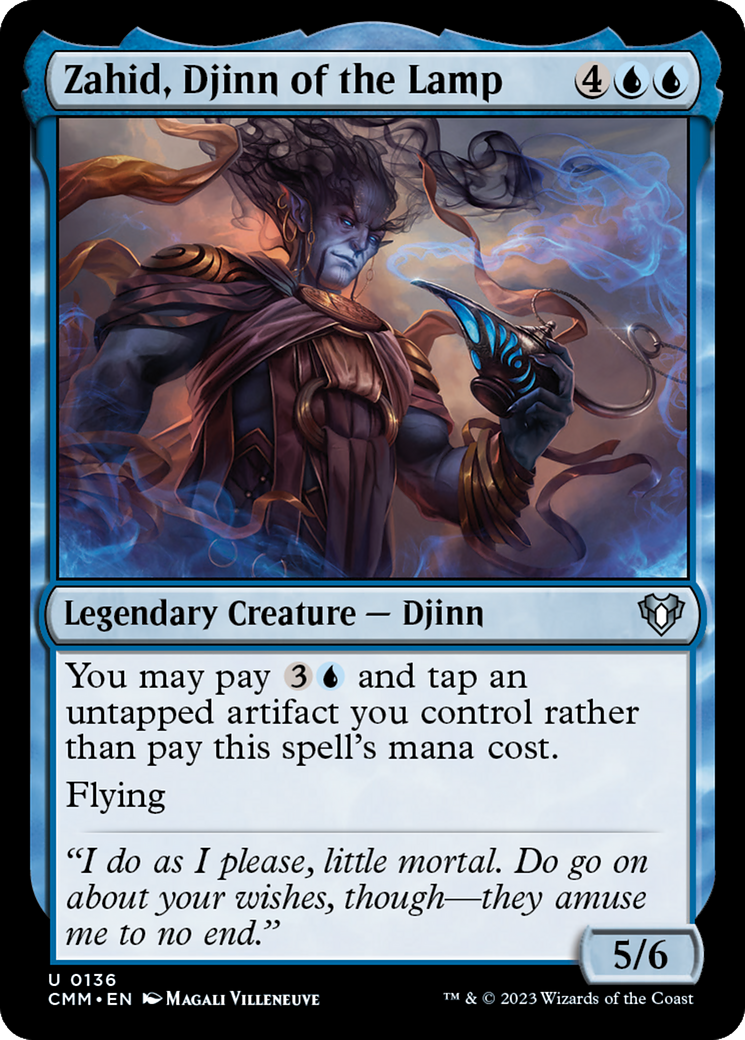 Image of Zahid, Djinn of the Lamp [Commander Masters]