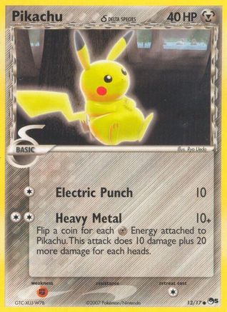 Image of Pikachu (13/17) (Delta Species) [POP Series 5]