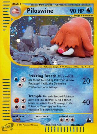 Image of Piloswine (H22/H32) [Skyridge]