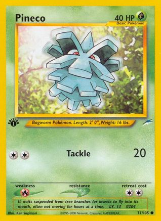 Image of Pineco (77/105) [Neo Destiny 1st Edition]