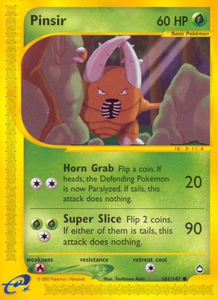 Image of Pinsir (101/147) [Aquapolis]