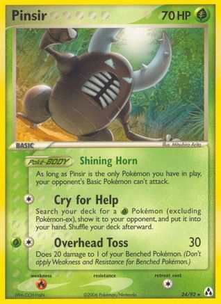 Image of Pinsir (24/92) (Stamped) [EX: Legend Maker]