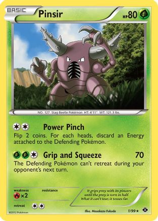 Image of Pinsir (1/99) [Black & White: Next Destinies]